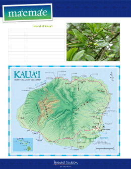 カウアイ島 Island of Kaua`i - Hawaii Tourism Authority