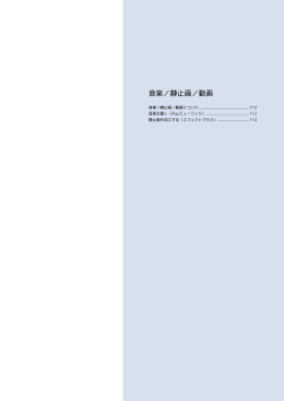 音楽/静止画/動画（PDF形式, 279 KB）