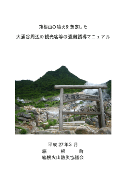 箱根山の噴火を想定した 大涌谷周辺の観光客等の避難誘導