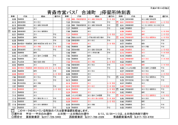 青森市営バス「 合浦町 」停留所時刻表