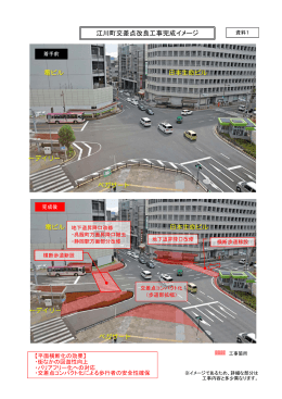 江川町交差点改良工事完成イメージ
