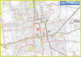 佐賀市バス路線市街図