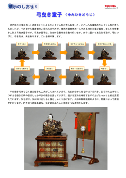 江戸時代にはロボットの原点ともいえるからくり人形が