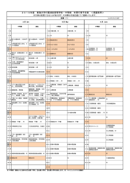 年間予定表（PDFファイル） - 東海大学付属浦安中学校・高等学校