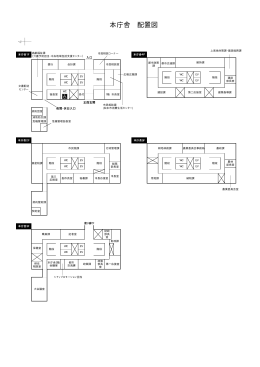 本庁舎配置図（PDF：14KB）