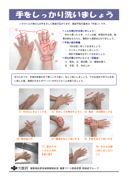 手をしっかり洗いましょう（PDF）