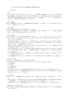 国立大学法人大阪大学任期付年俸制教職員(特任等教職員)給与規程 第