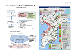 資料1-4防災支援ネットワークのゾーン毎における救援部隊活動拠点の配置