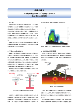 御嶽山噴火 - 気象研究所