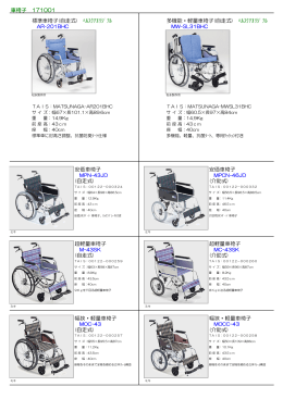 車椅子 171001 標準車椅子(自走式) ﾍﾙｽｹｱｵﾘｼﾞﾅﾙ 多機能・軽量