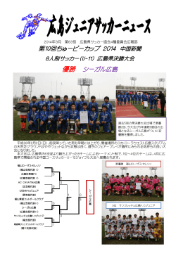 2014年2月2日 第10回ちゅーﾋﾟｰｶｯﾌﾟ広島県決勝大会