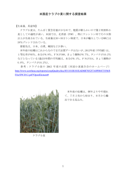 アメリカ産クラブ小麦（PDF：743KB）