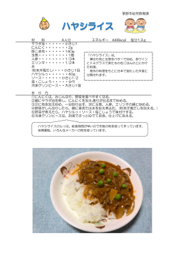 ハヤシライス(PDF文書)