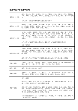 市立中学校通学区域 【PDFファイル：137KB】