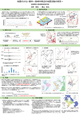 地震の少ない都市～長崎市周辺の地震活動の研究～ 2541 長崎県立