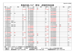 青森市営バス「 原別 」停留所時刻表