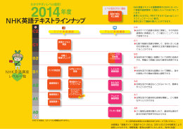 2014年度 NHK英語テキストラインナップ - NHKテキスト2015