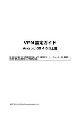 VPN 設定ガイド