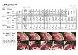 「神白幸」号 枝肉研究会成績