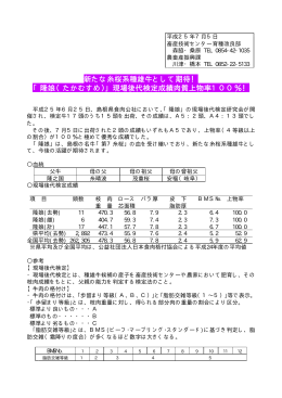 新たな糸桜系種雄牛として期待！ 「隆娘（たかむすめ 」現場後代