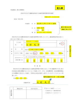 奈良市ななまる運転免許証自主返納支援事業利用申請書(PDF