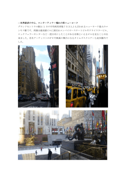 ニューヨークの街並み（PDF：145KB）