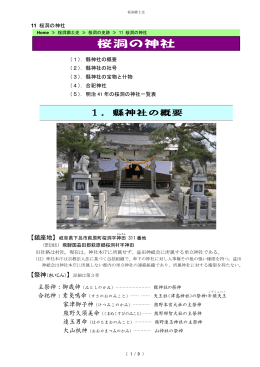 桜洞の神社
