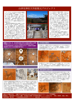 24 山津見神社天井絵復元プロジェクト