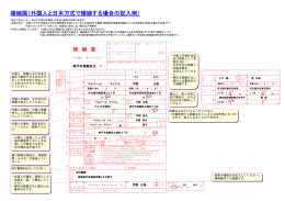 婚姻届（外国人と日本方式で婚姻する場合の記入例）