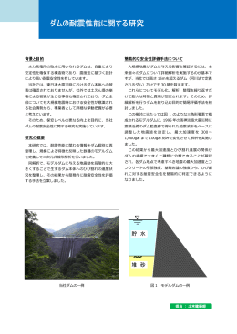 ダムの耐震性能に関する研究