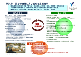 横浜市国との連携により進める主要施策（PDF形式 339KB）