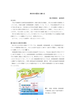 「西日本大震災に備える」（PDFファイル）