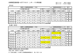 兵庫陶芸美術館へのアクセス（JR・バス時刻表）