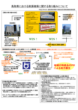 鳥取県における財源確保に関する取り組みについて [PDF 386KB]
