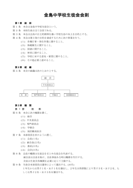 金中生徒会会則（PDF 83kb）