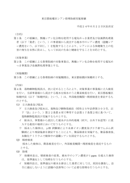 東京都板橋区シアン指導取締実施要綱 平成24年6月22日区長決定