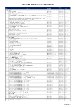 沖縄県公文書館 常設展「旅人たちが撮った沖縄」展示資料リスト 2015年