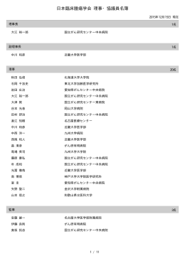 理事・評議員名簿（PDF