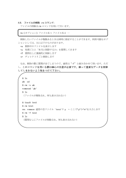 4.8. ファイルの削除