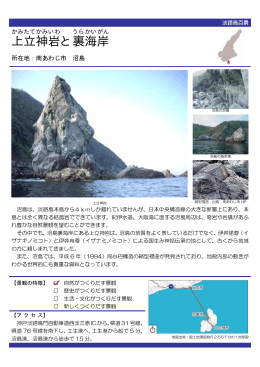 上立神岩と裏海岸（PDF：65KB）