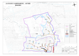 単独 立川市合流式下水道緊急改善計画 一般平面図 （単独処理区）