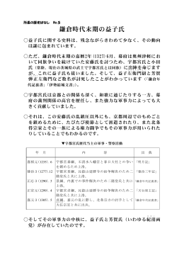 5 鎌倉時代末期の益子氏（PDF：94KB）