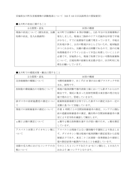 宮城県女川町災害廃棄物の試験焼却について（12 月 13 日区民説明会
