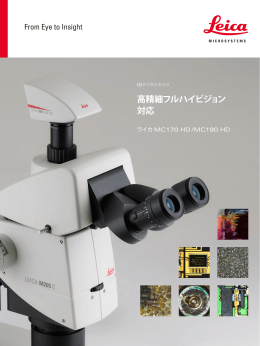 高精細フルハイビジョン 対応 - Leica Microsystems
