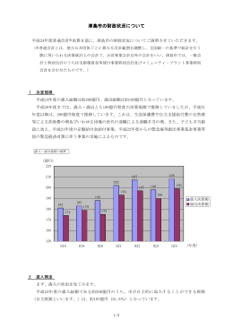 平成24年度津島市の財政状況(PDF:137KB)