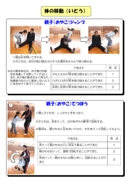 「体の移動」運動遊びプログラム (PDF : 852KB)