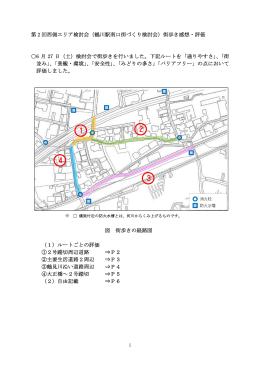 1 第 2 回西側エリア検討会（鶴川駅南口街づくり検討会）街歩き感想