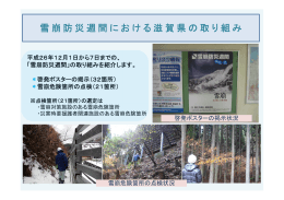 H26年度雪崩防災週間における取組（PDF：350KB）