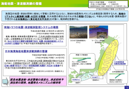 海底地震・津波観測網の整備 （PDF:275KB）