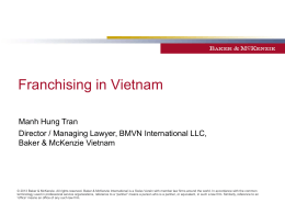 Franchising in Vietnam
